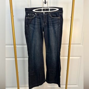 7 For All Mankind Tailorless Dojo Jeans Size 29.